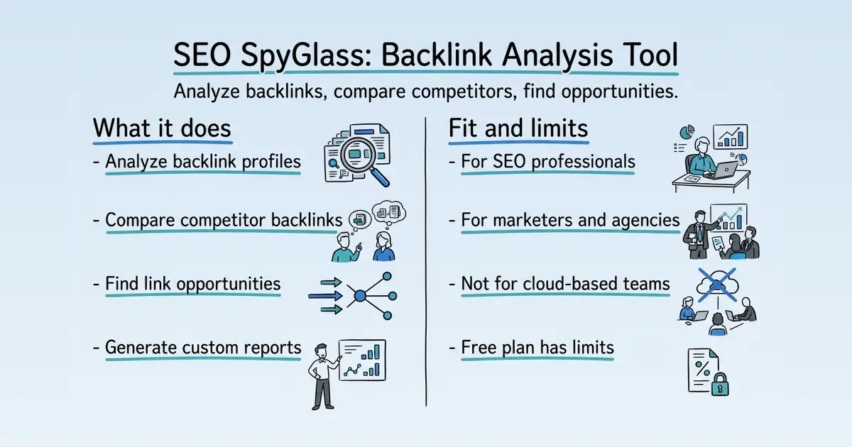 SEO SpyGlass at a glance