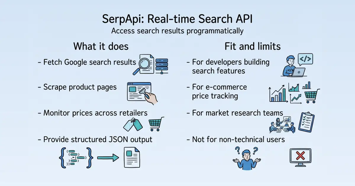 SerpApi at a glance