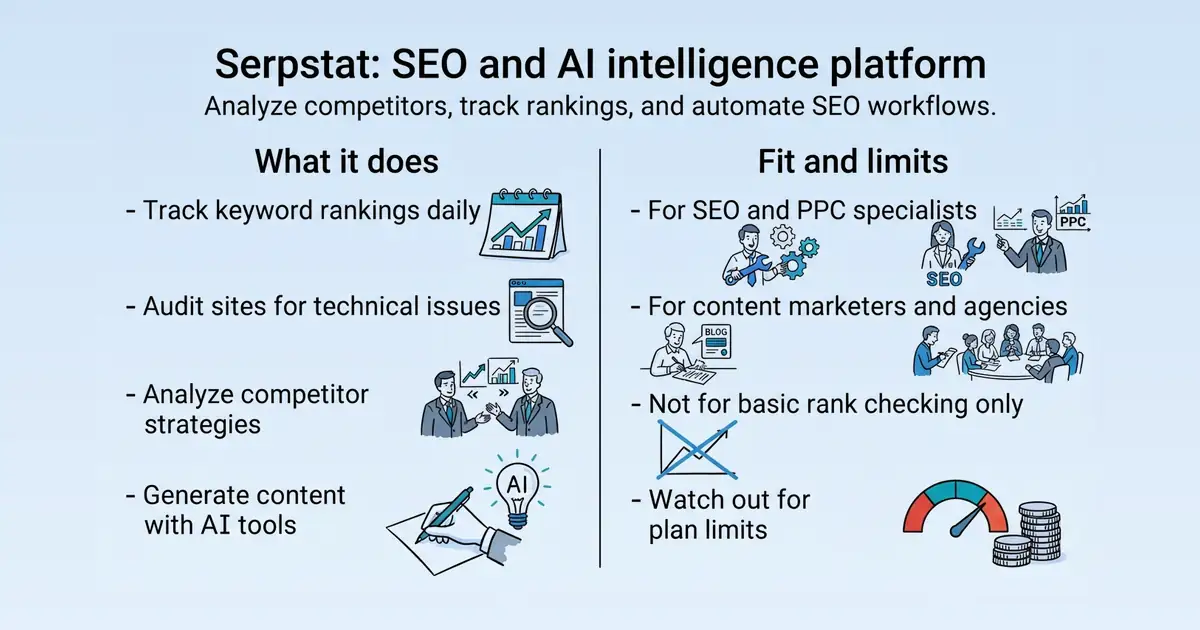 Serpstat at a glance