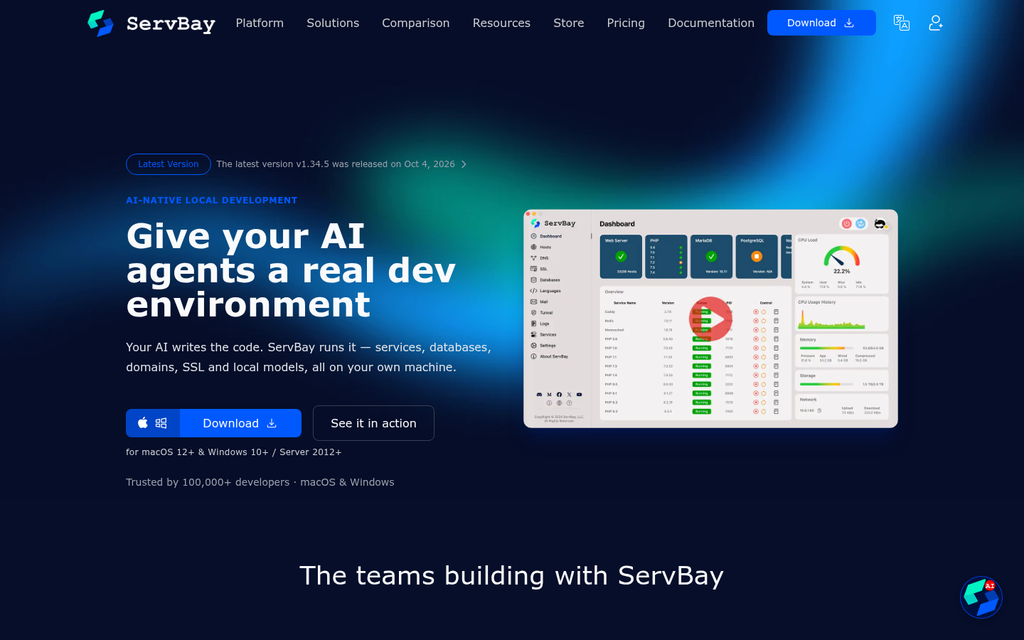 Homepage of the website, as captured