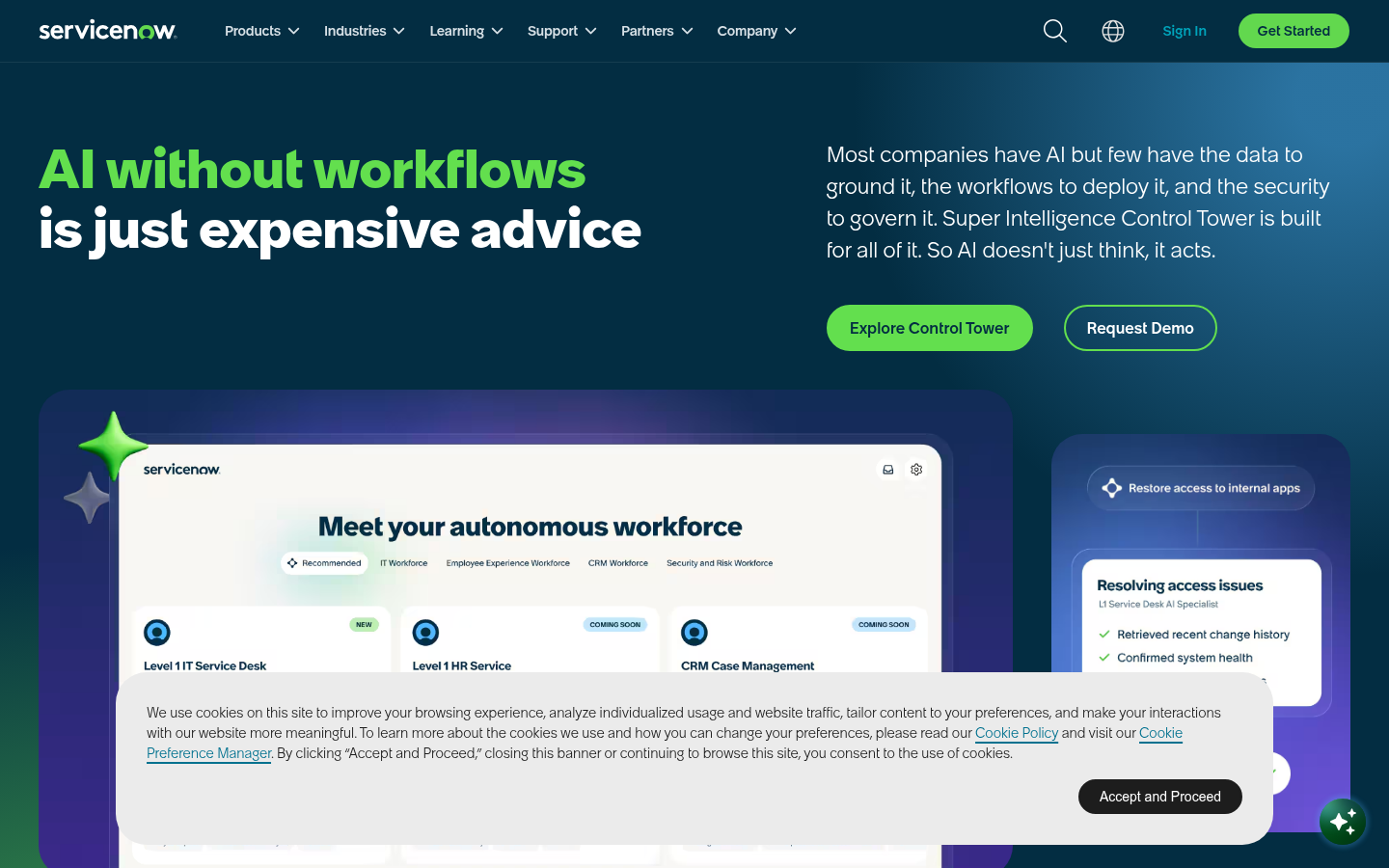 Homepage of the website, as captured