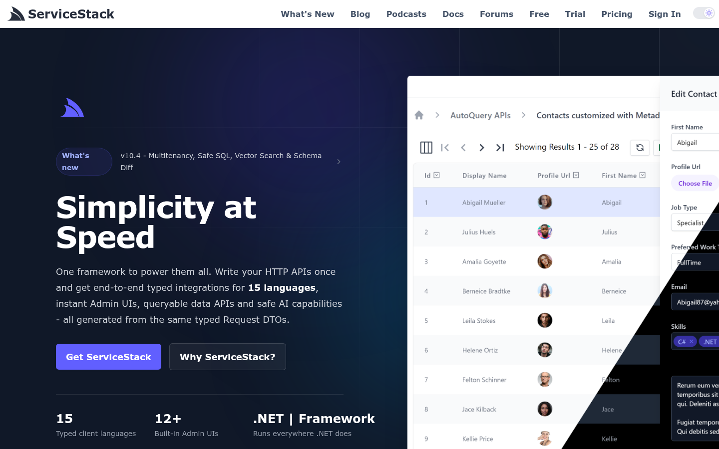 Homepage of the website, as captured