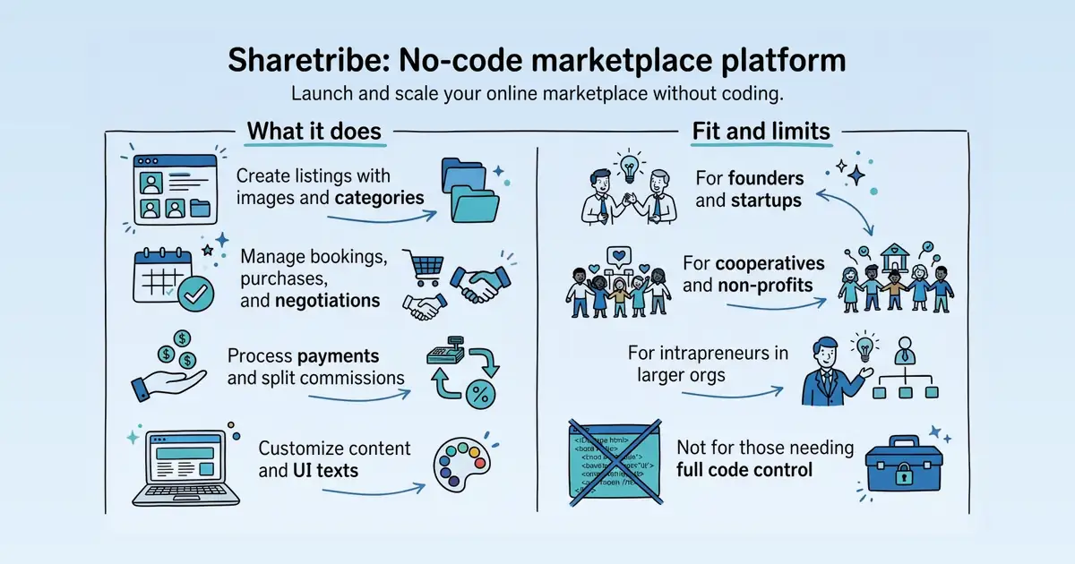 Sharetribe at a glance