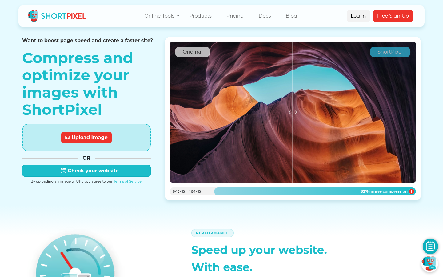 Homepage of the website, as captured