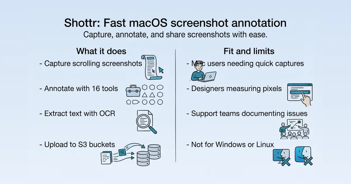 Shottr at a glance