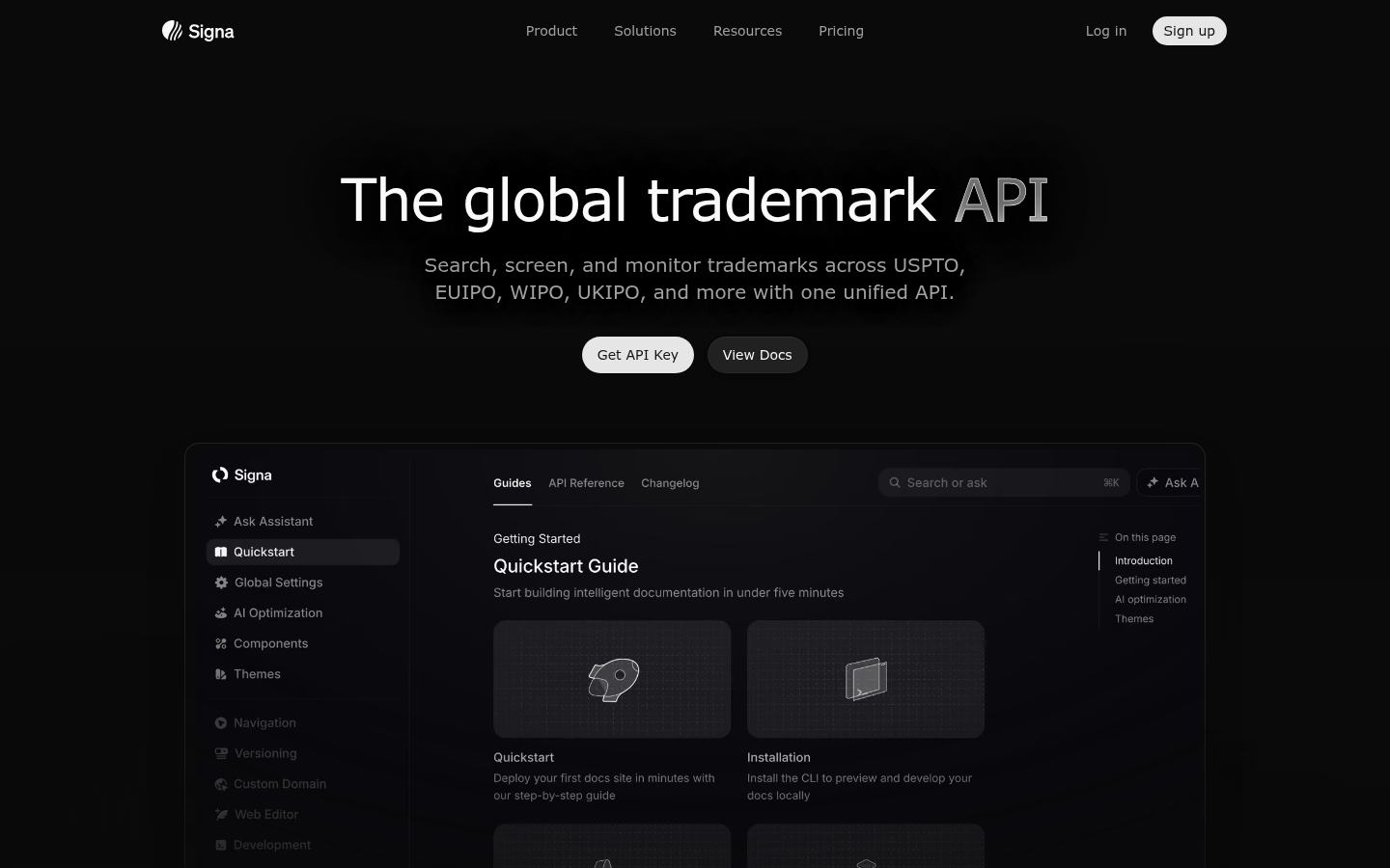 Homepage of the website, as captured