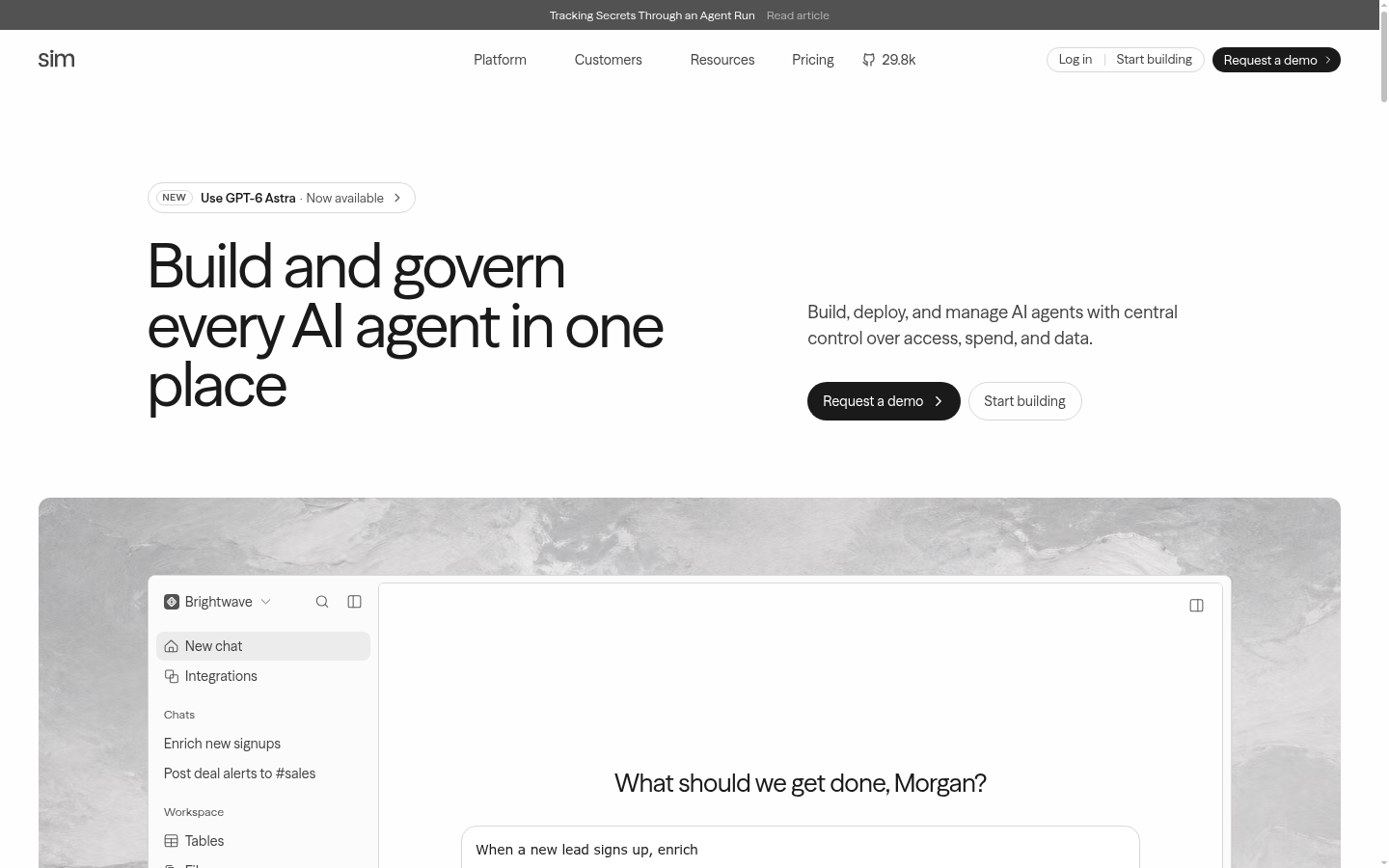 Homepage of the website, as captured