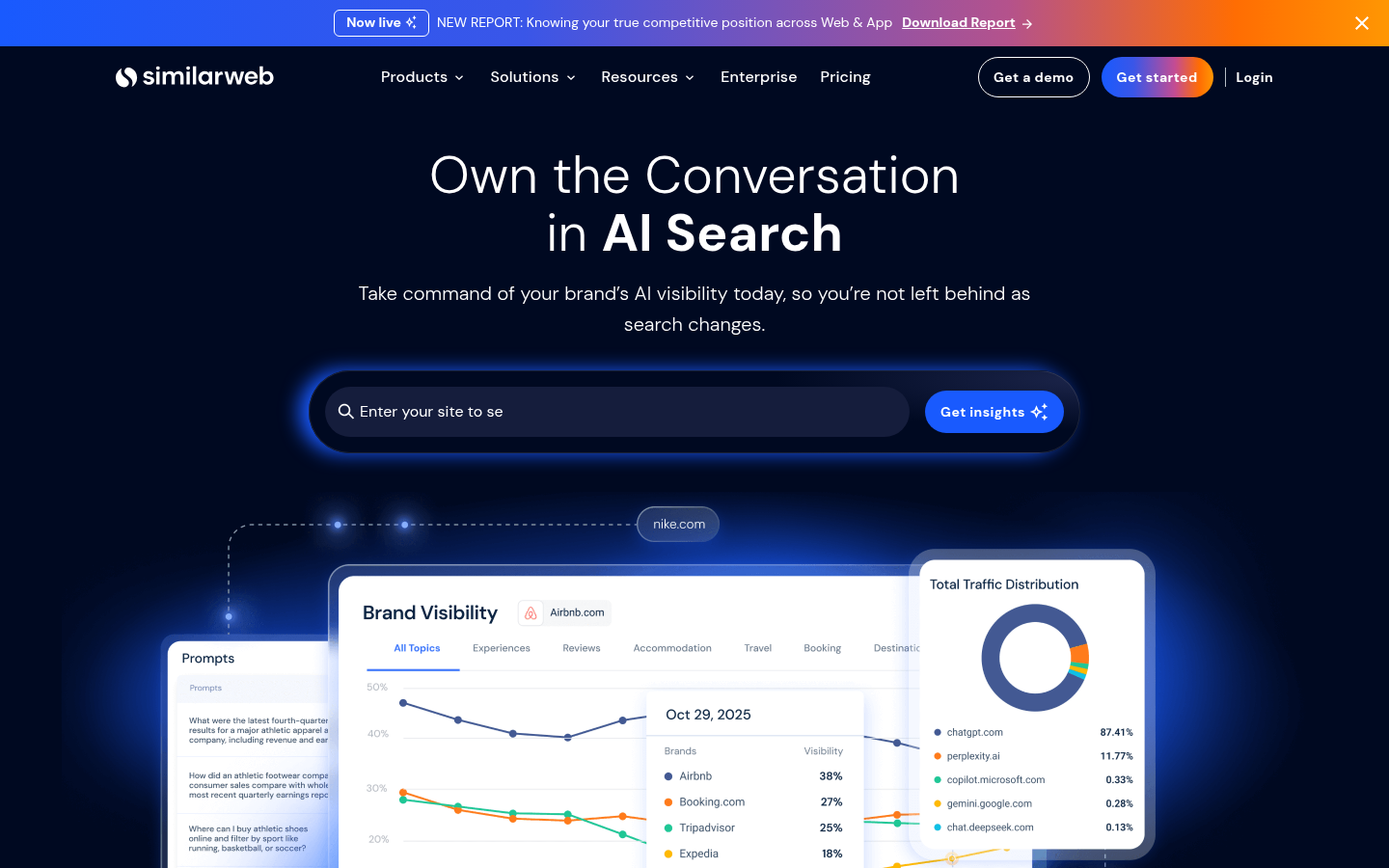 Homepage of the website, as captured