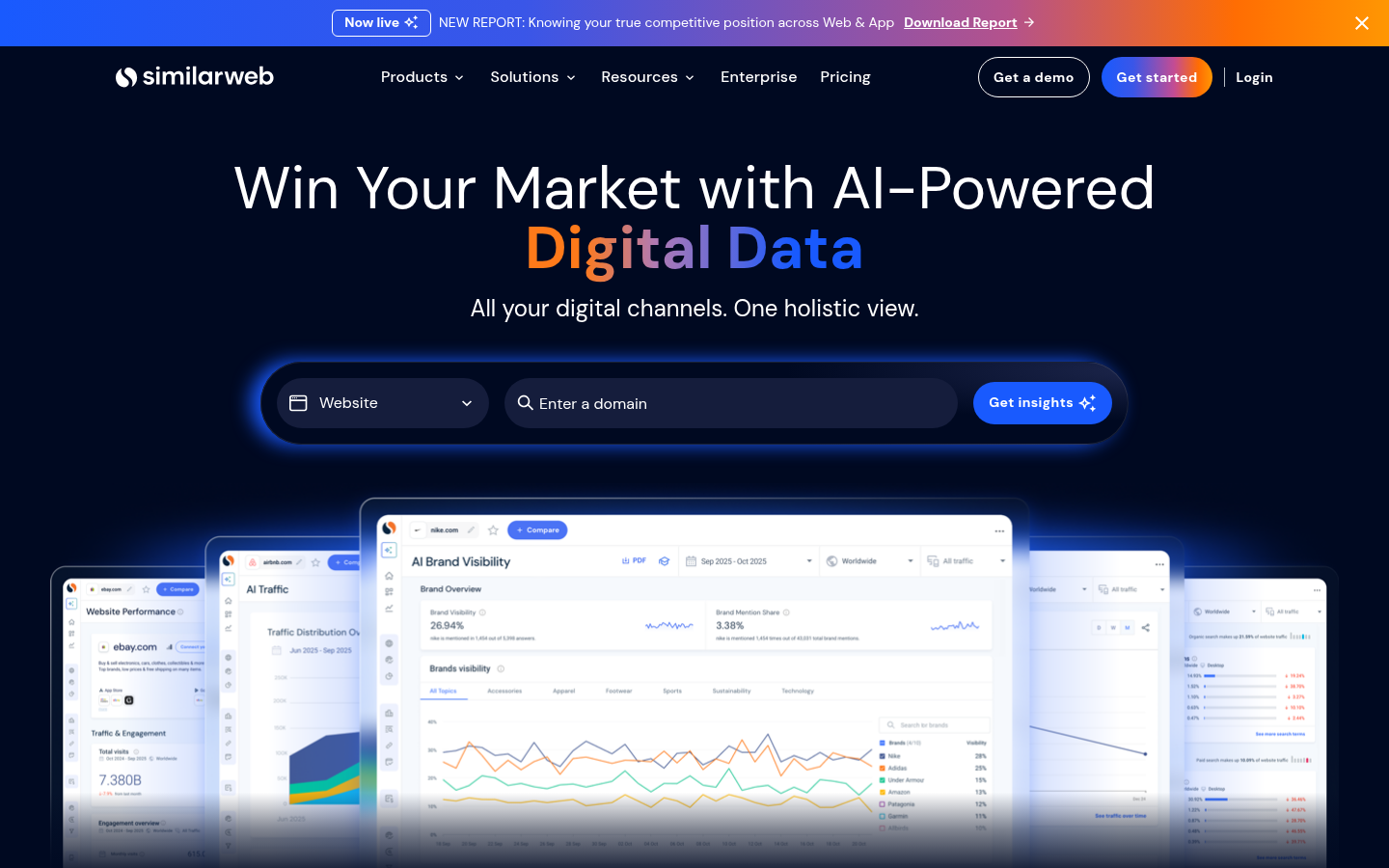 Homepage of the website, as captured