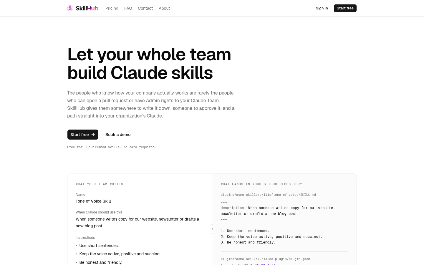 Homepage of the website, as captured