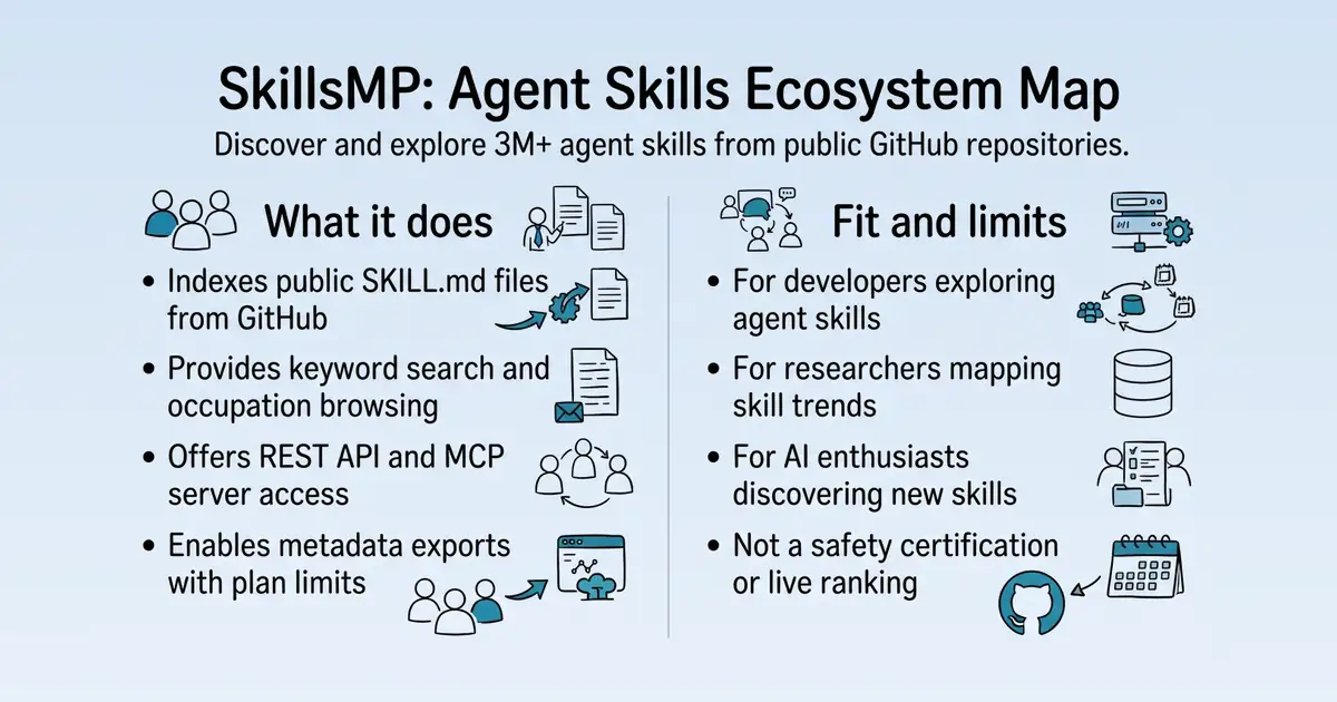 SkillsMP at a glance