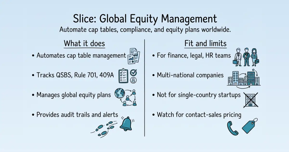 Slice Global Equity Platform at a glance