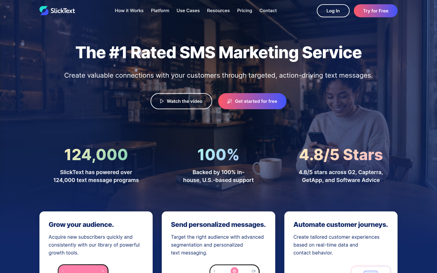 Homepage of the website, as captured