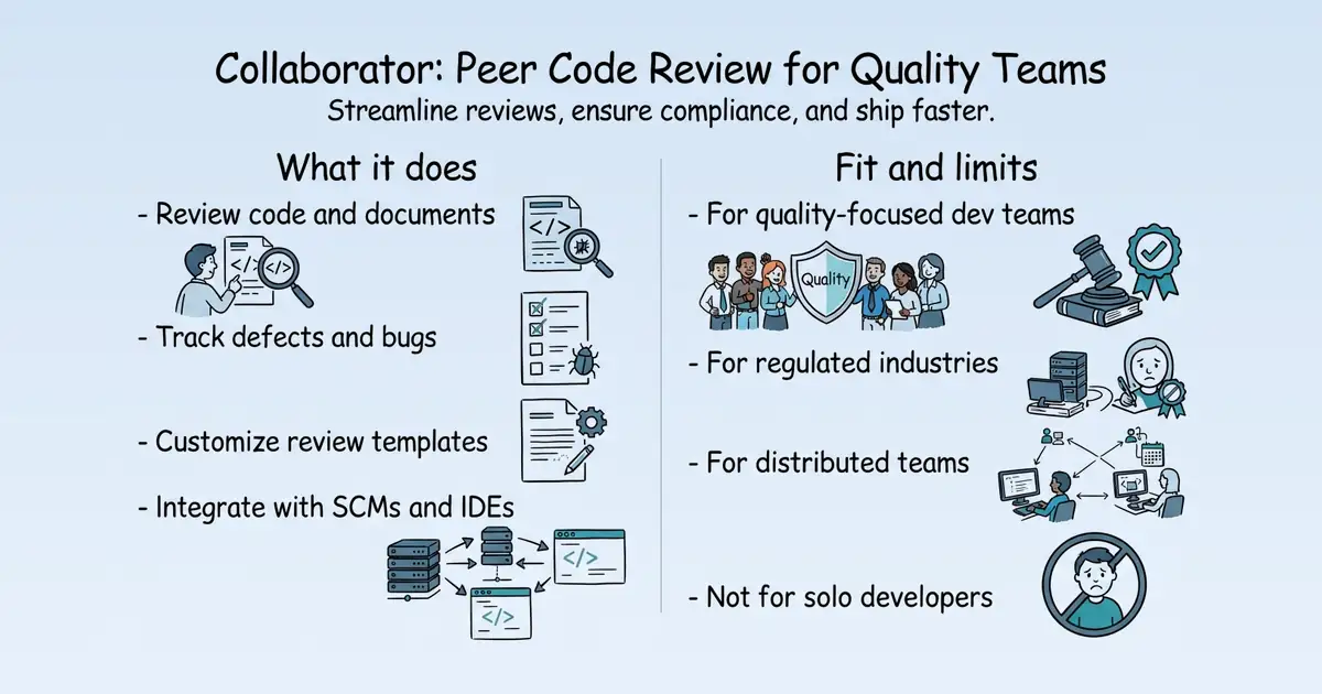 SmartBear Collaborator at a glance