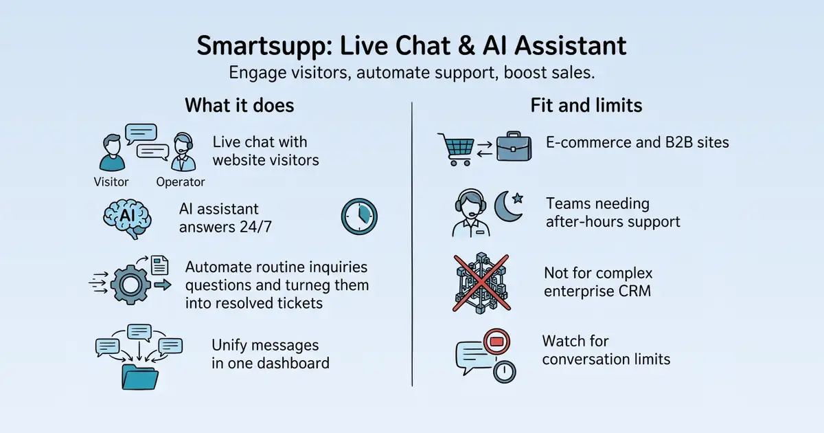 Smartsupp at a glance