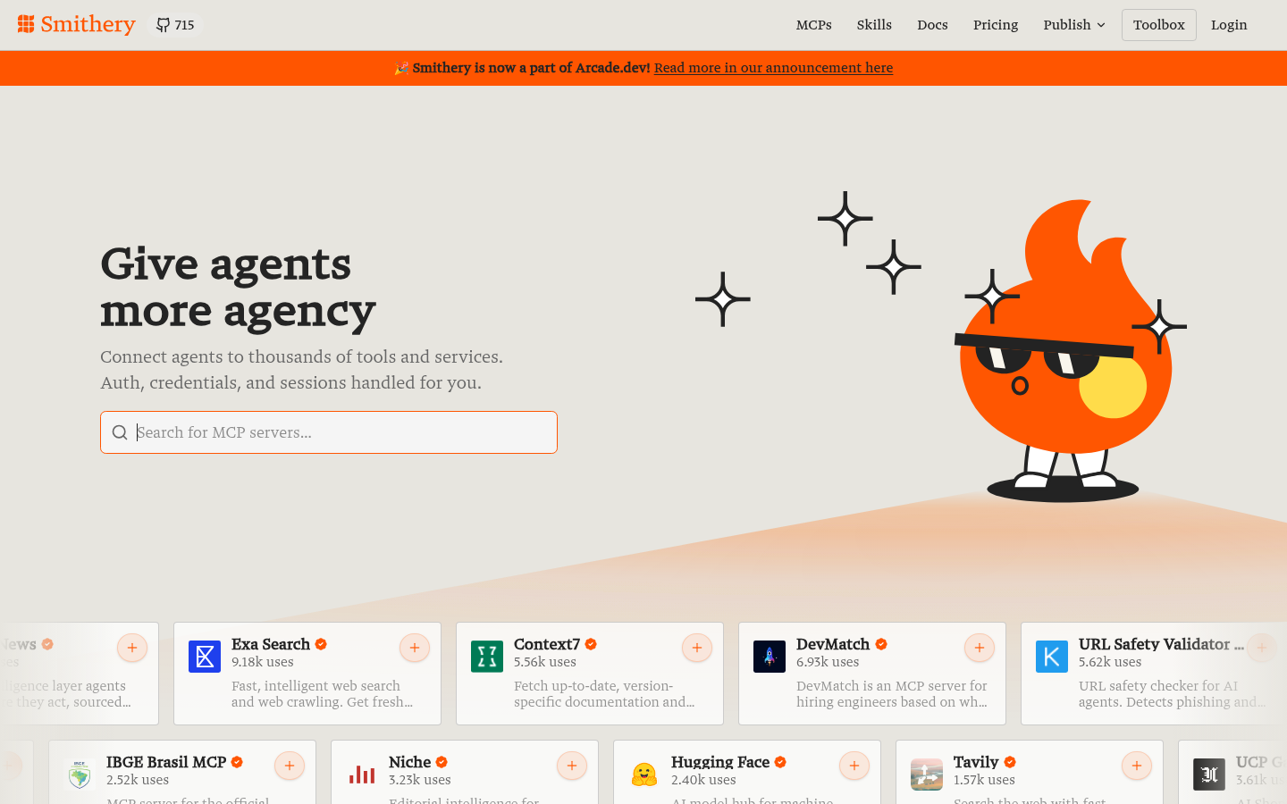 Homepage of the website, as captured