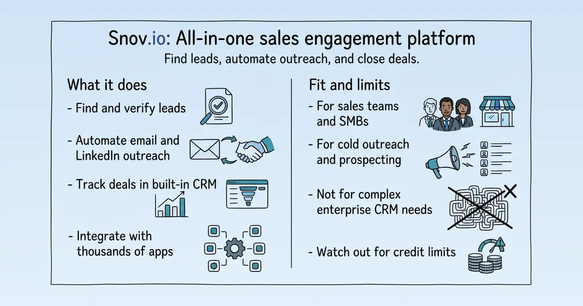 Snov.io at a glance
