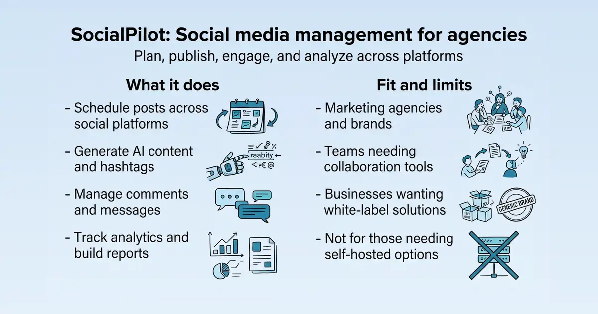 SocialPilot at a glance