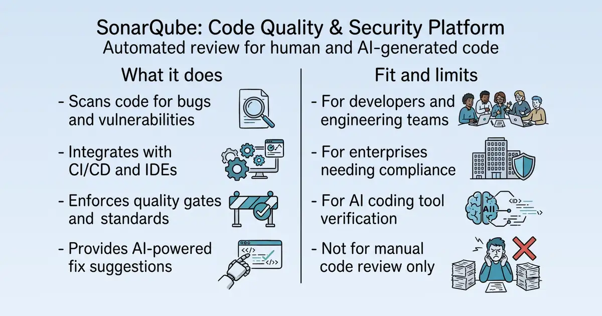 SonarQube at a glance