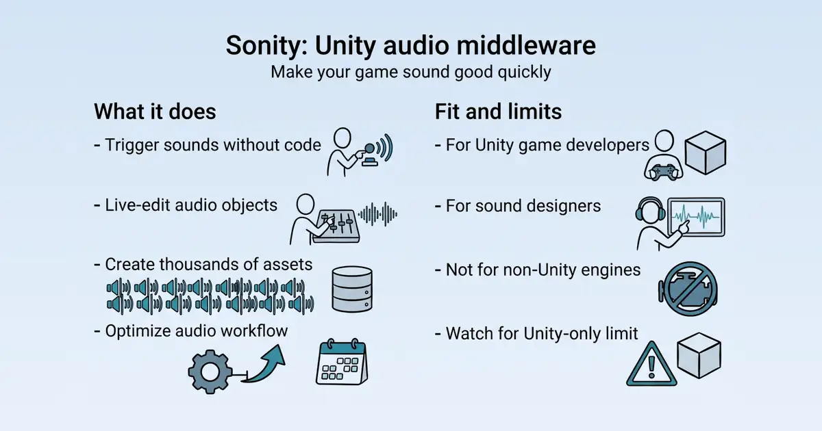 Sonity at a glance