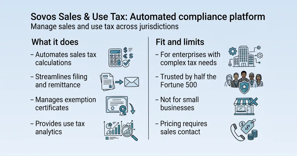 Sovos Sales & Use Tax Compliance at a glance