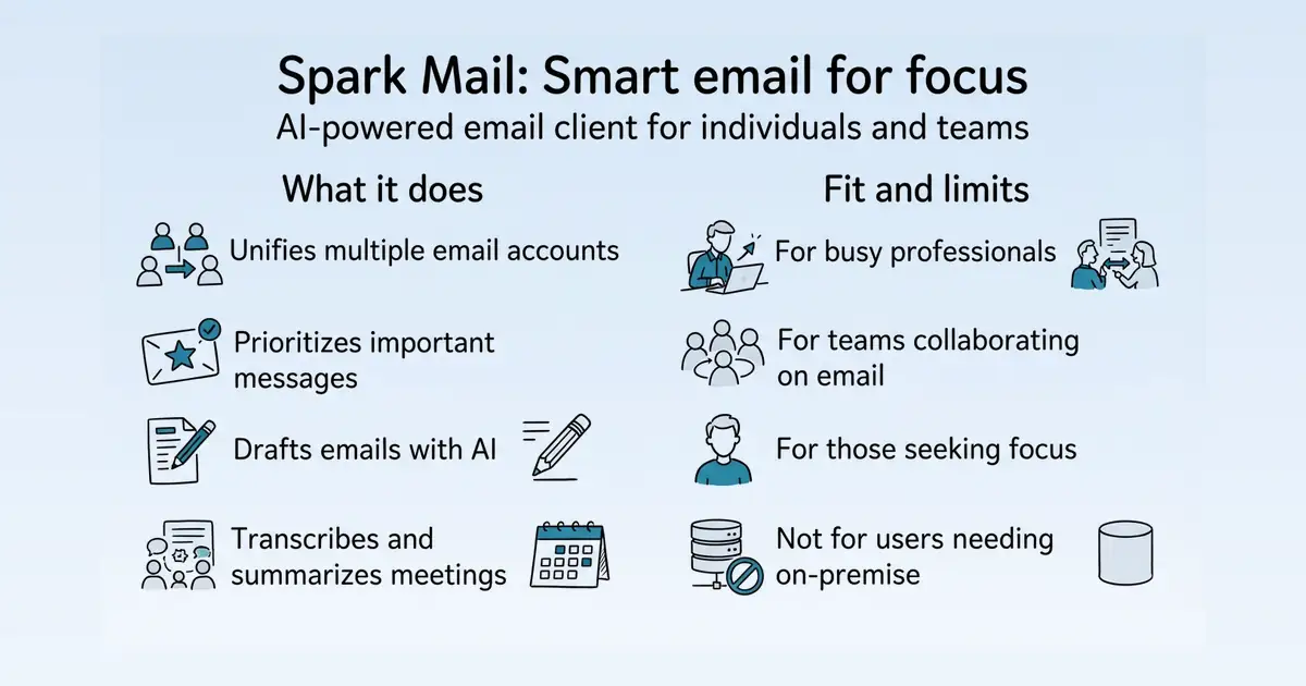 Spark Mail at a glance