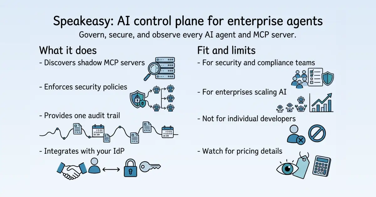 Speakeasy AI Control Plane at a glance