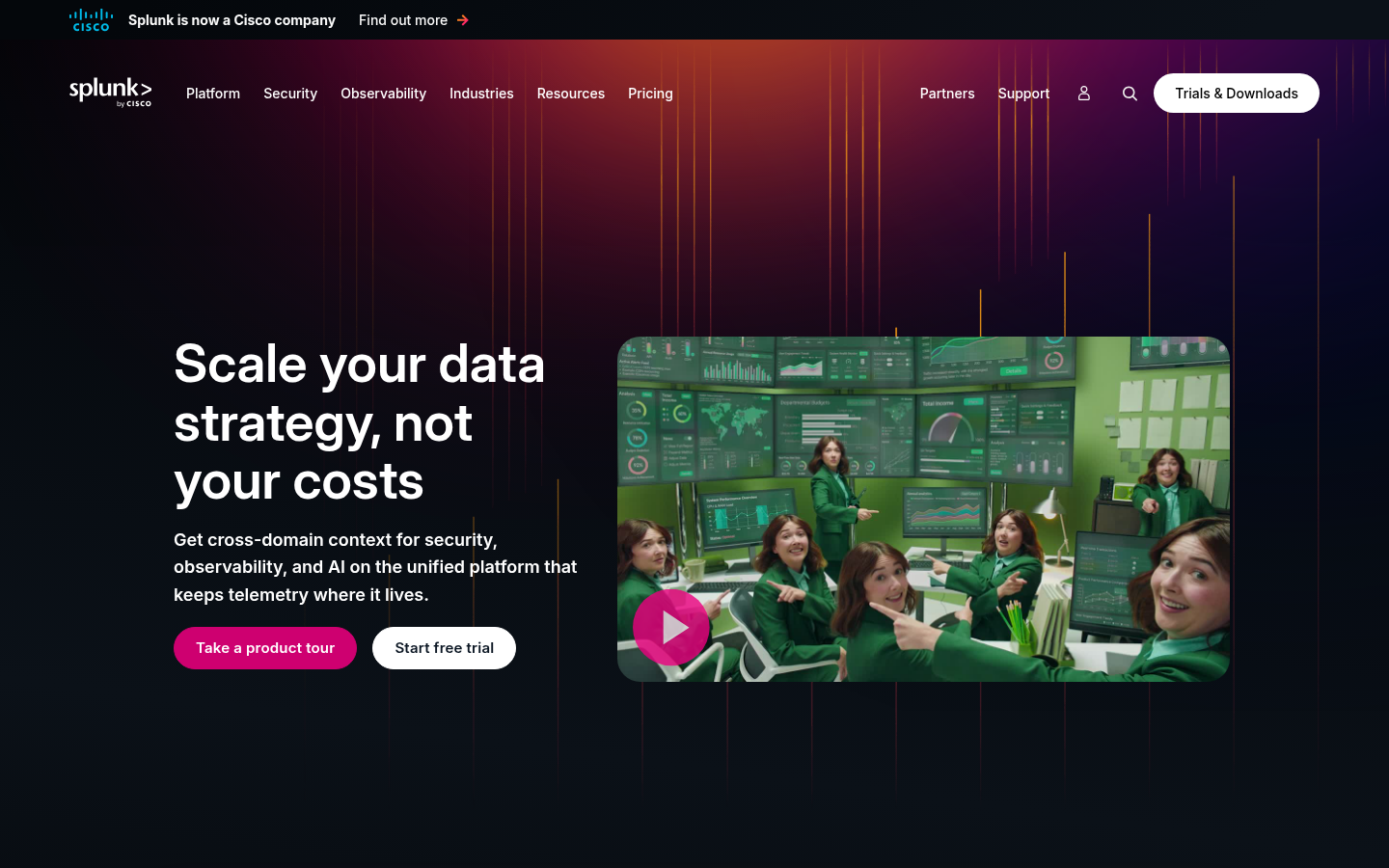 Homepage of the website, as captured