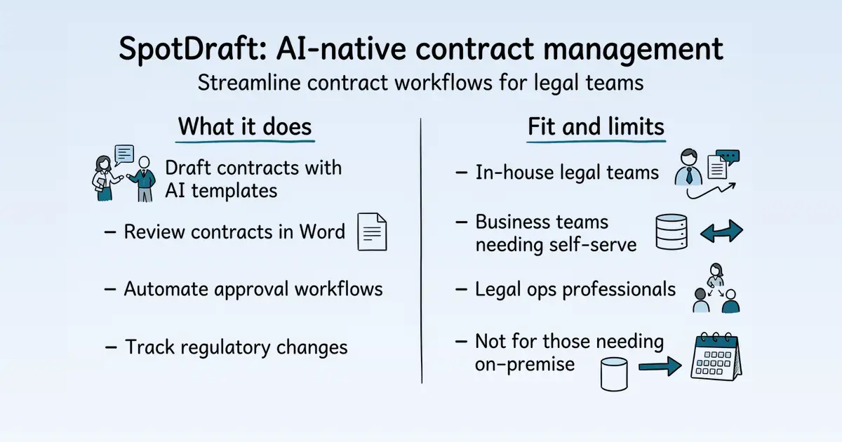 SpotDraft at a glance