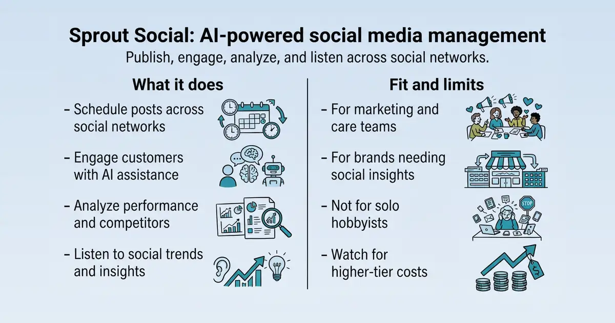 Sprout Social at a glance