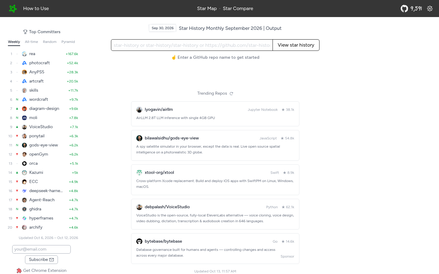 Homepage of the website, as captured