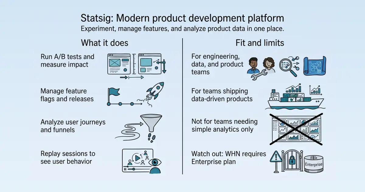 Statsig at a glance