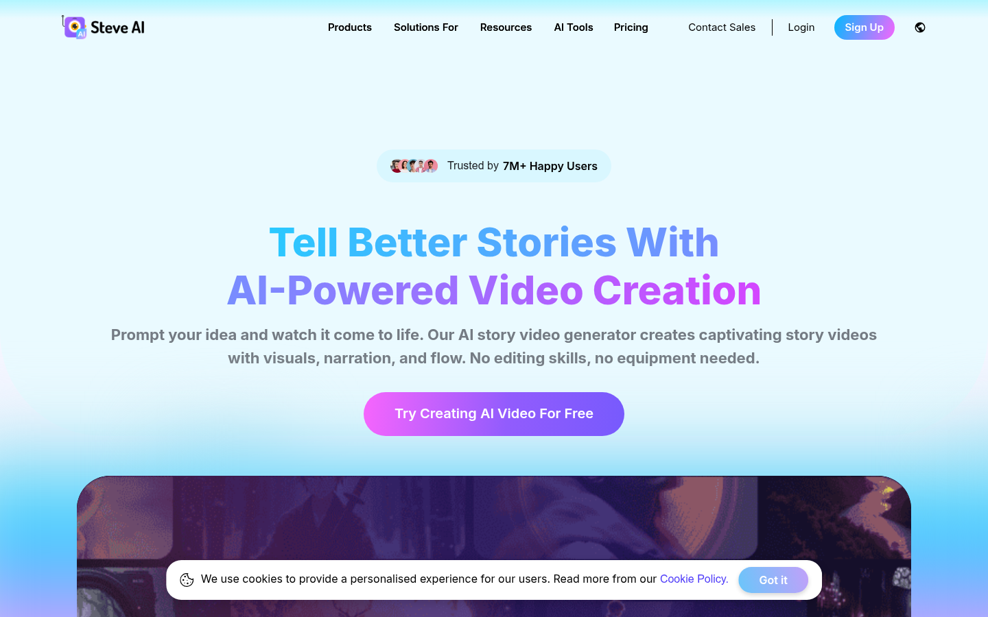 Homepage of the website, as captured