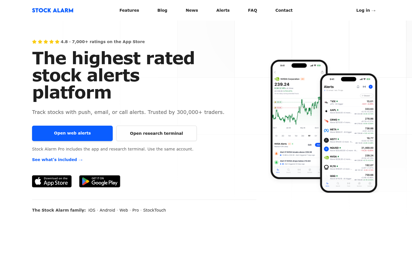 Homepage of the website, as captured