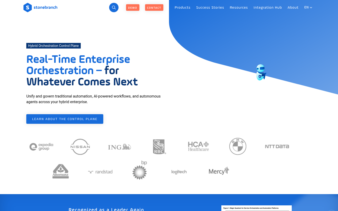 Homepage of the website, as captured