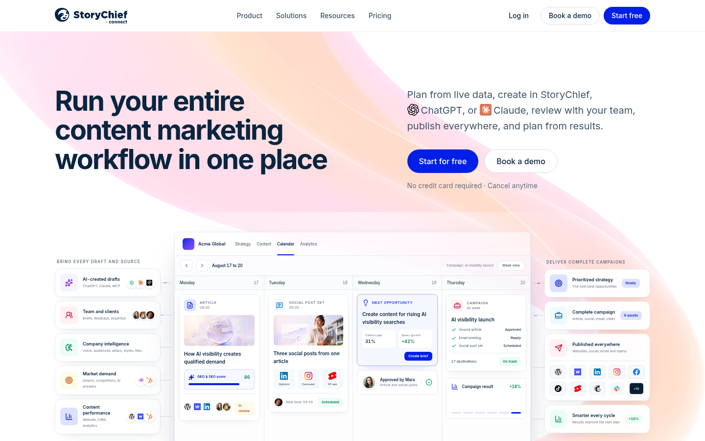 Homepage of the website, as captured