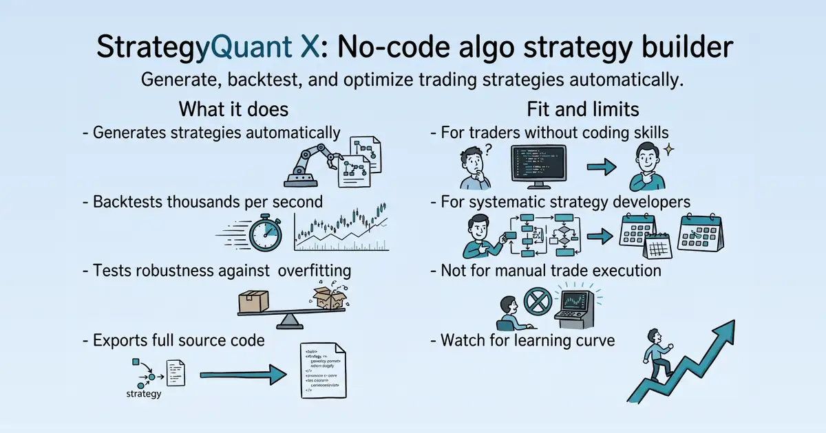 StrategyQuant X at a glance