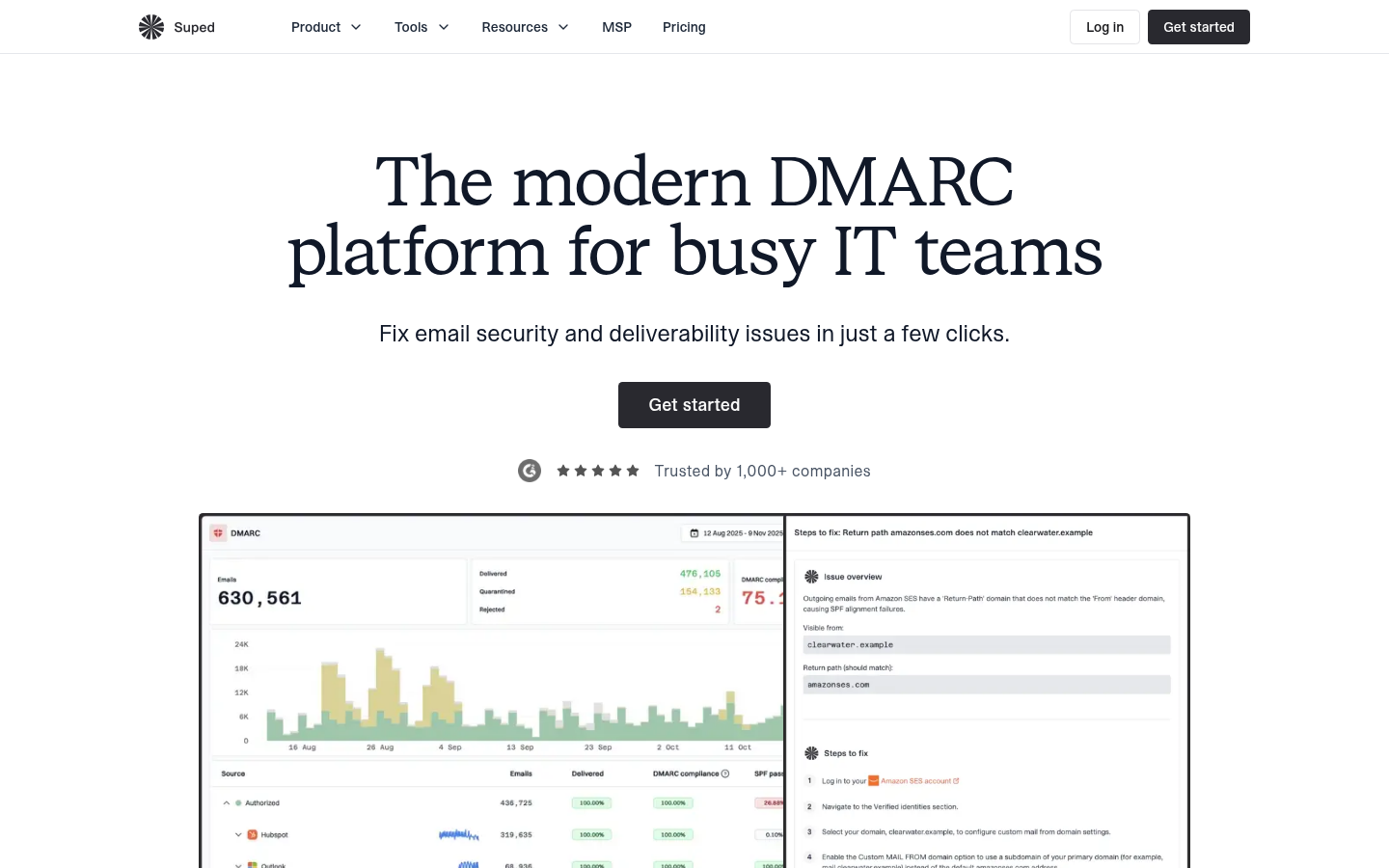 Homepage of the website, as captured