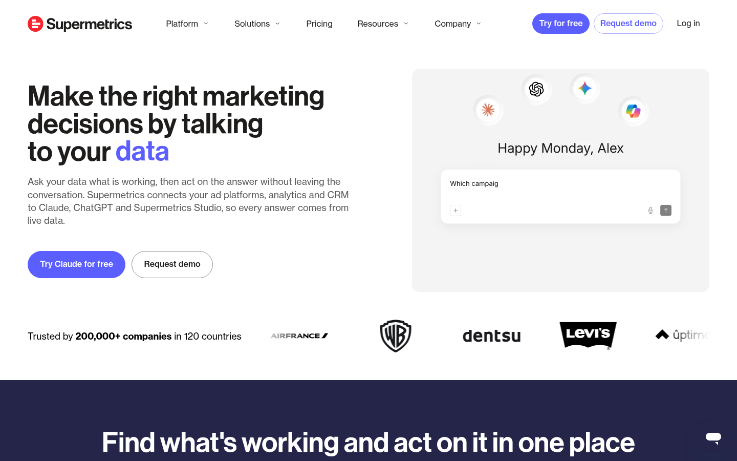 Homepage of the website, as captured