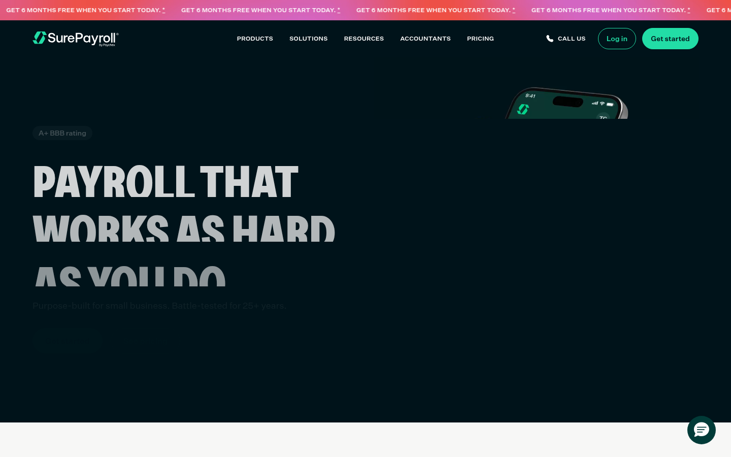 Homepage of the website, as captured