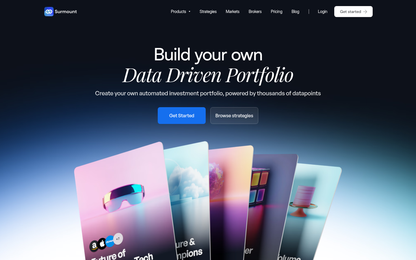 Homepage of the website, as captured