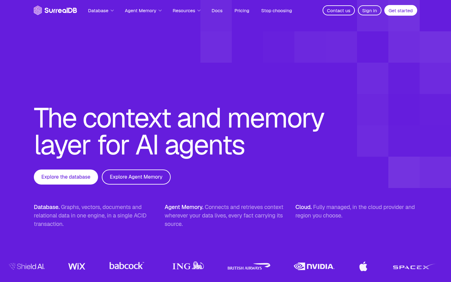 Homepage of the website, as captured