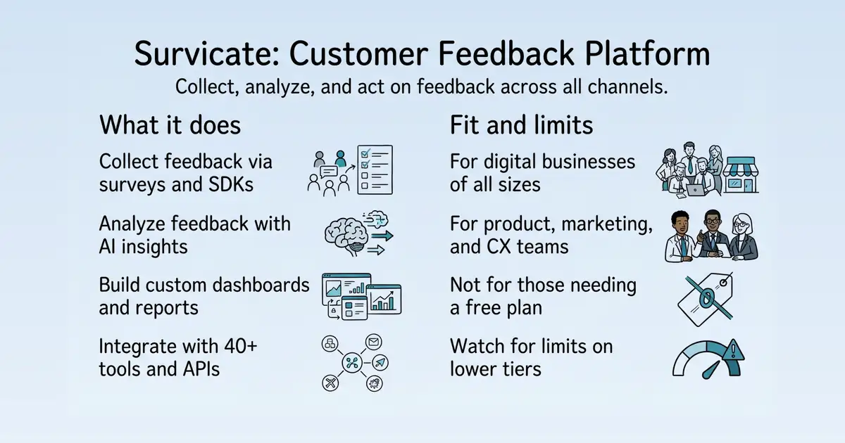 Survicate at a glance