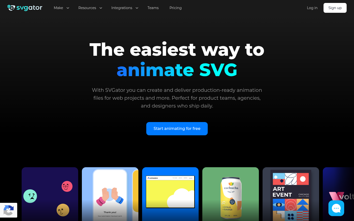 Homepage of the website, as captured