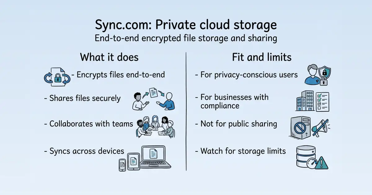 Sync.com at a glance