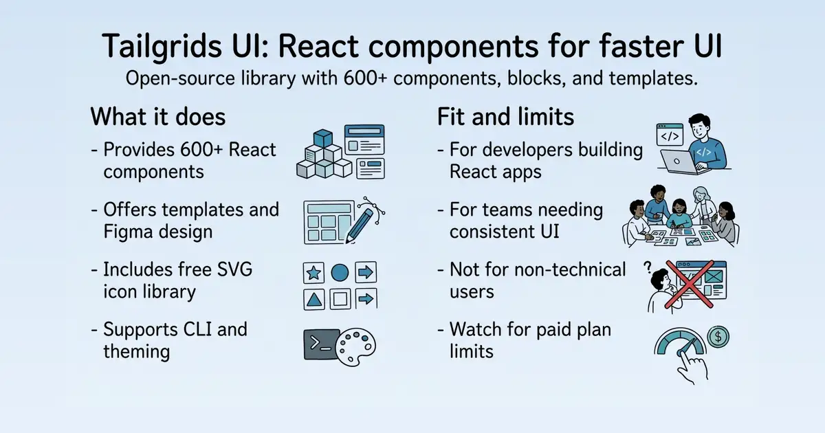 Tailgrids UI at a glance