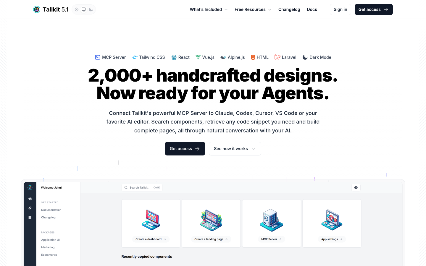Homepage of the website, as captured