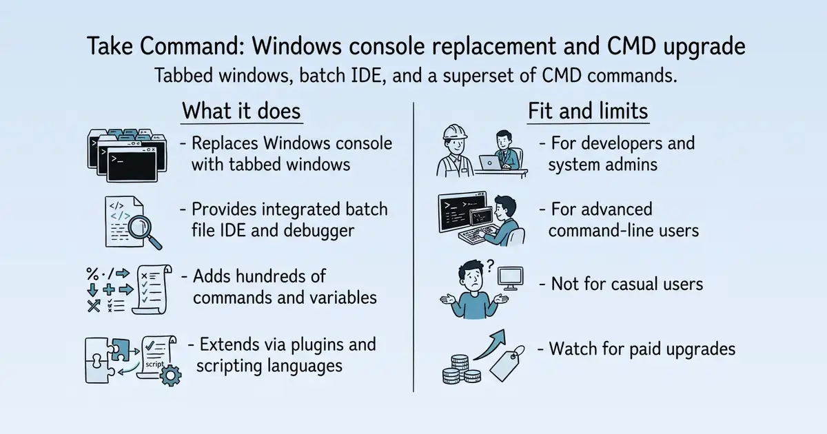 Take Command at a glance