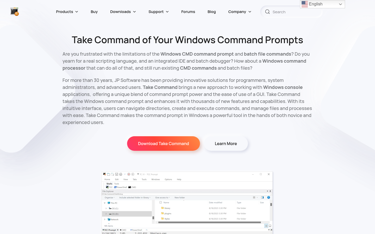 Homepage of the website, as captured