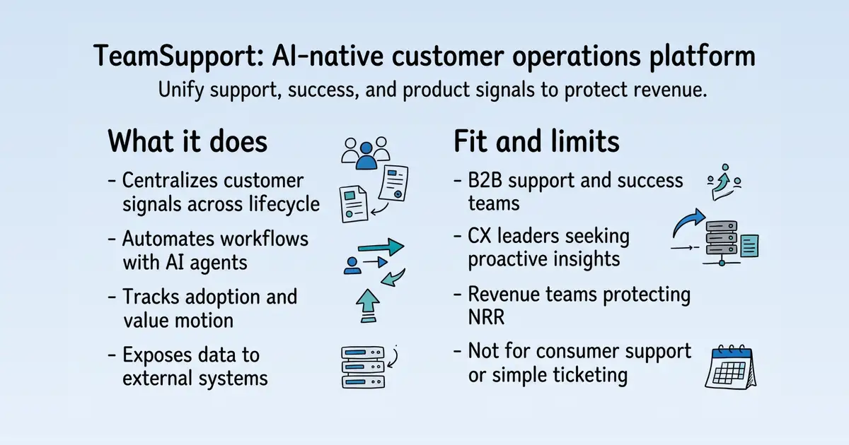 TeamSupport at a glance
